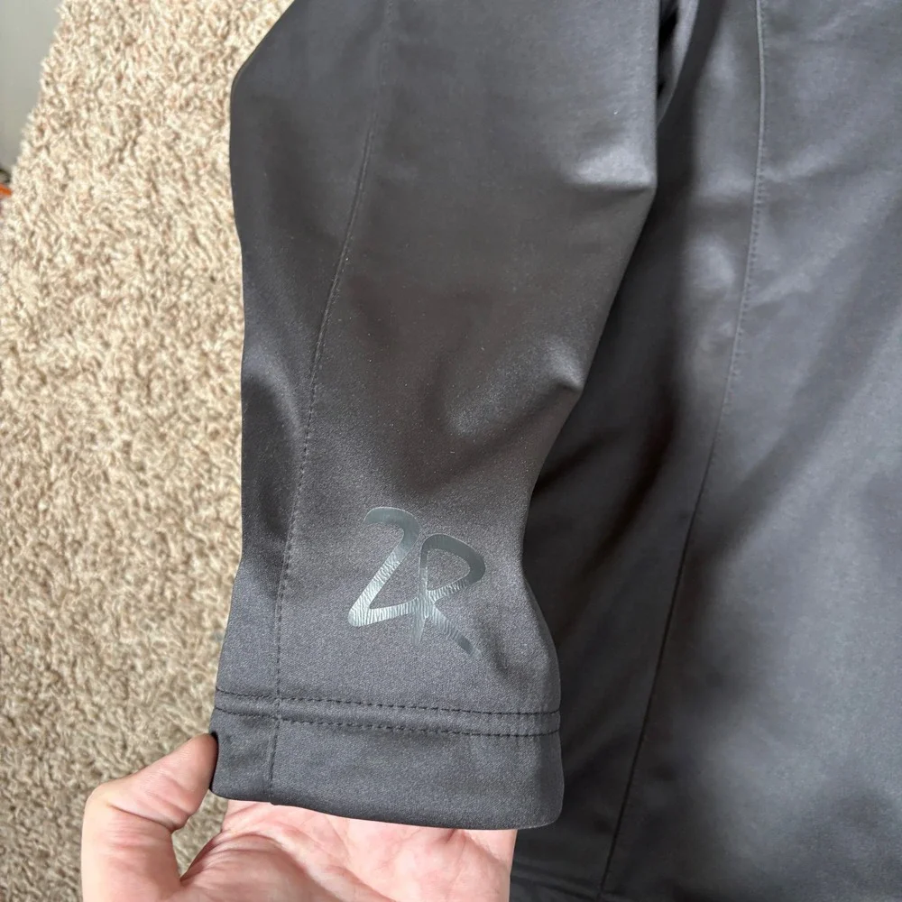 Zero Restriction Mens Highland Jacket Black Tech Layer Golf Full Zip NWT Large